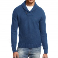 TOMMY HILFIGER SWETER MESKI - SHAWL